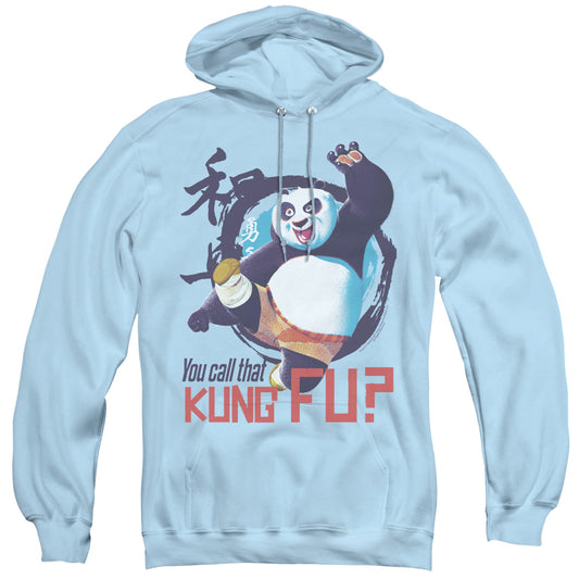 Kung Fu Panda Kung Fu Mens Hoodie Light Blue