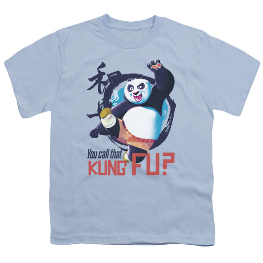 Kung Fu Panda Kung Fu Kids Youth T Shirt Light Blue