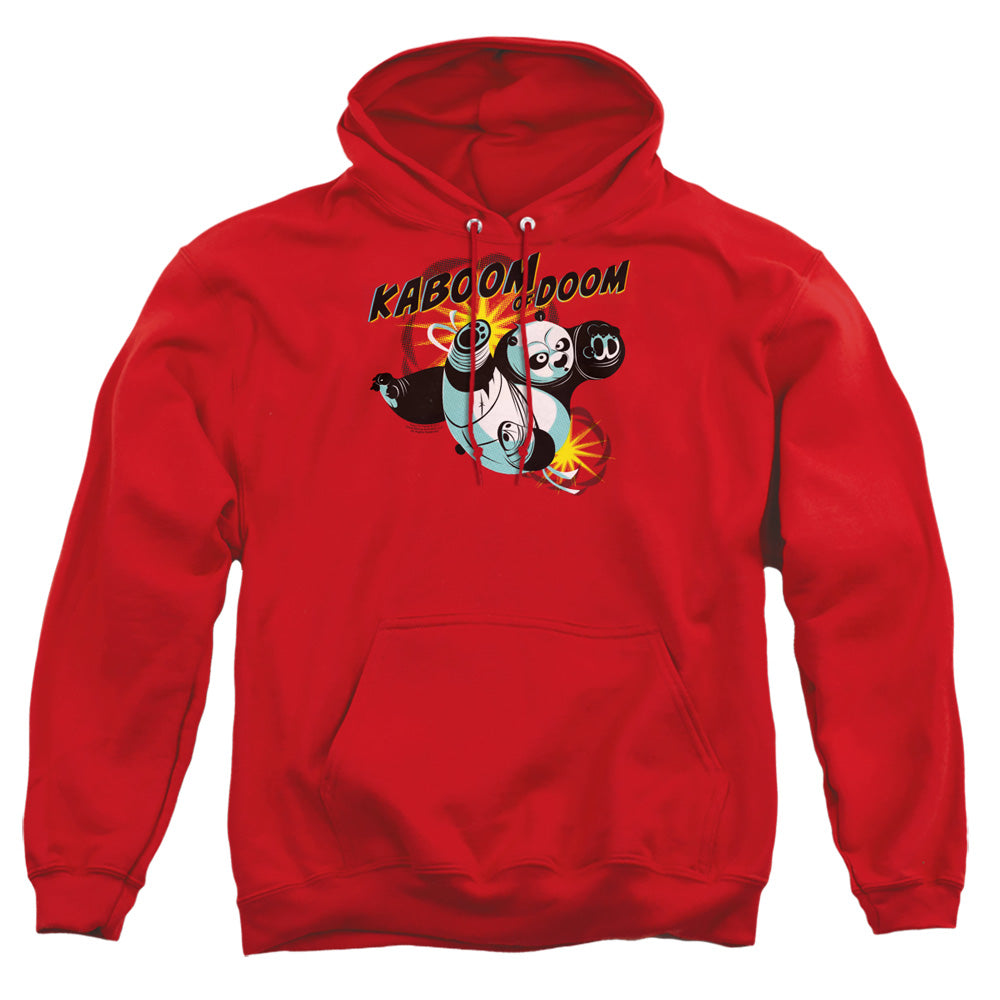 Kung Fu Panda Kaboom Of Doom Mens Hoodie Red