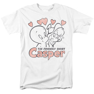 Casper Hearts Mens T Shirt White