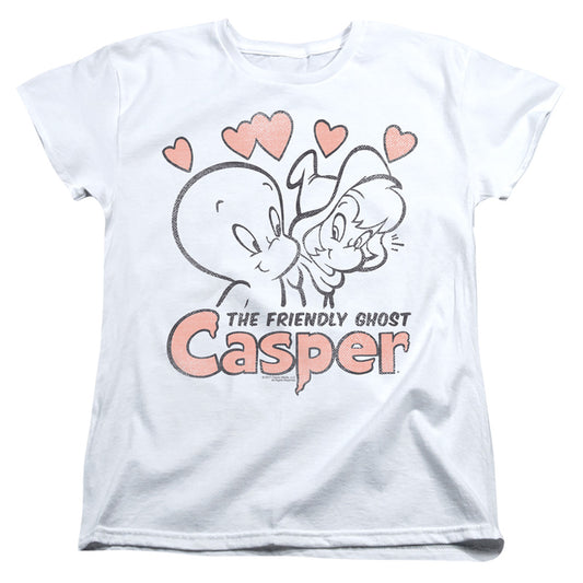 Casper Hearts Womens T Shirt White