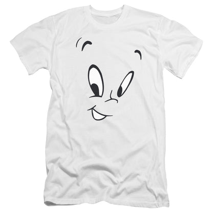 Casper Face Premium Bella Canvas Slim Fit Mens T Shirt White