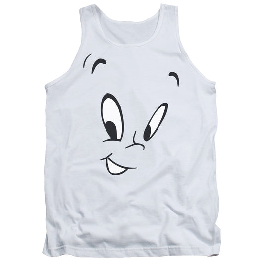 Casper Face Mens Tank Top Shirt White