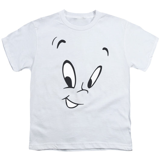 Casper Face Kids Youth T Shirt White