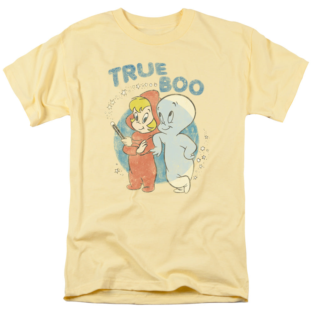 Casper True Boo Mens T Shirt Yellow