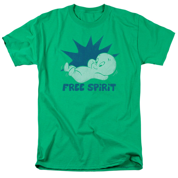 Casper Free Spirit Mens T Shirt Kelly Green