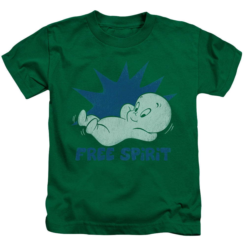 Casper Free Spirit Juvenile Kids Youth T Shirt Kelly Green (4)