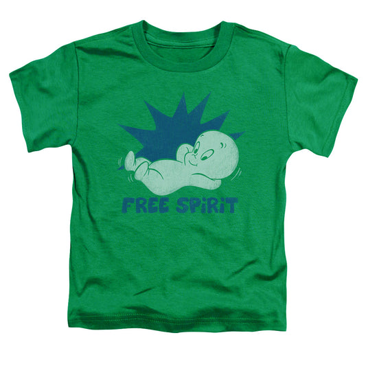 Casper Free Spirit Toddler Kids Youth T Shirt Kelly Green