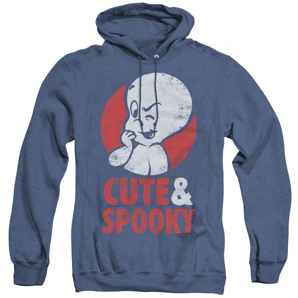 Casper Spooky Heather Mens Hoodie Royal Blue