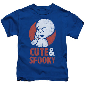 Casper Spooky Juvenile Kids Youth T Shirt Royal Blue (7)
