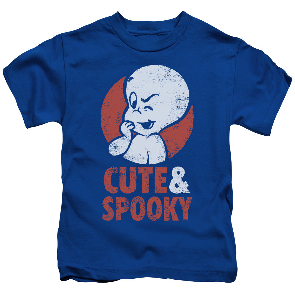 Casper Spooky Juvenile Kids Youth T Shirt Royal Blue (4)