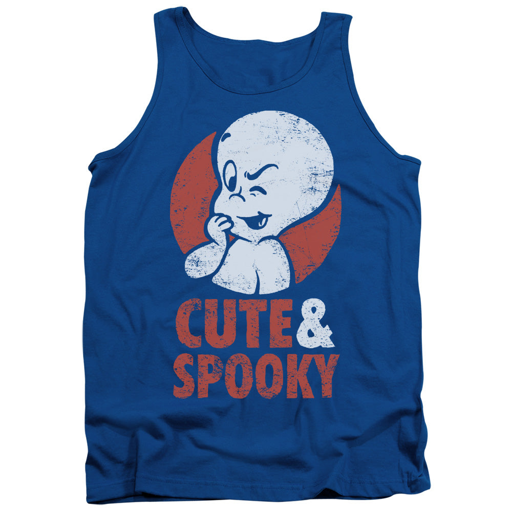 Casper Spooky Mens Tank Top Shirt Royal Blue