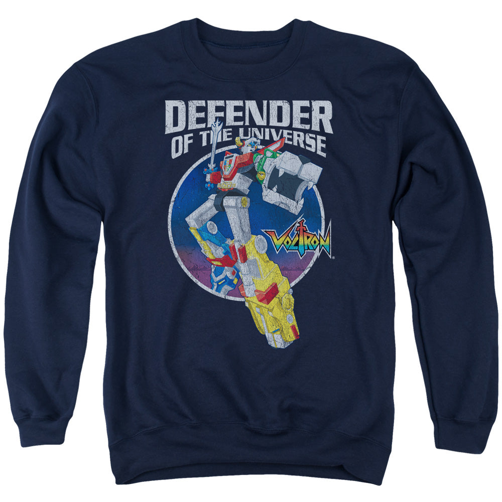 Voltron Defender Mens Crewneck Sweatshirt Navy Blue