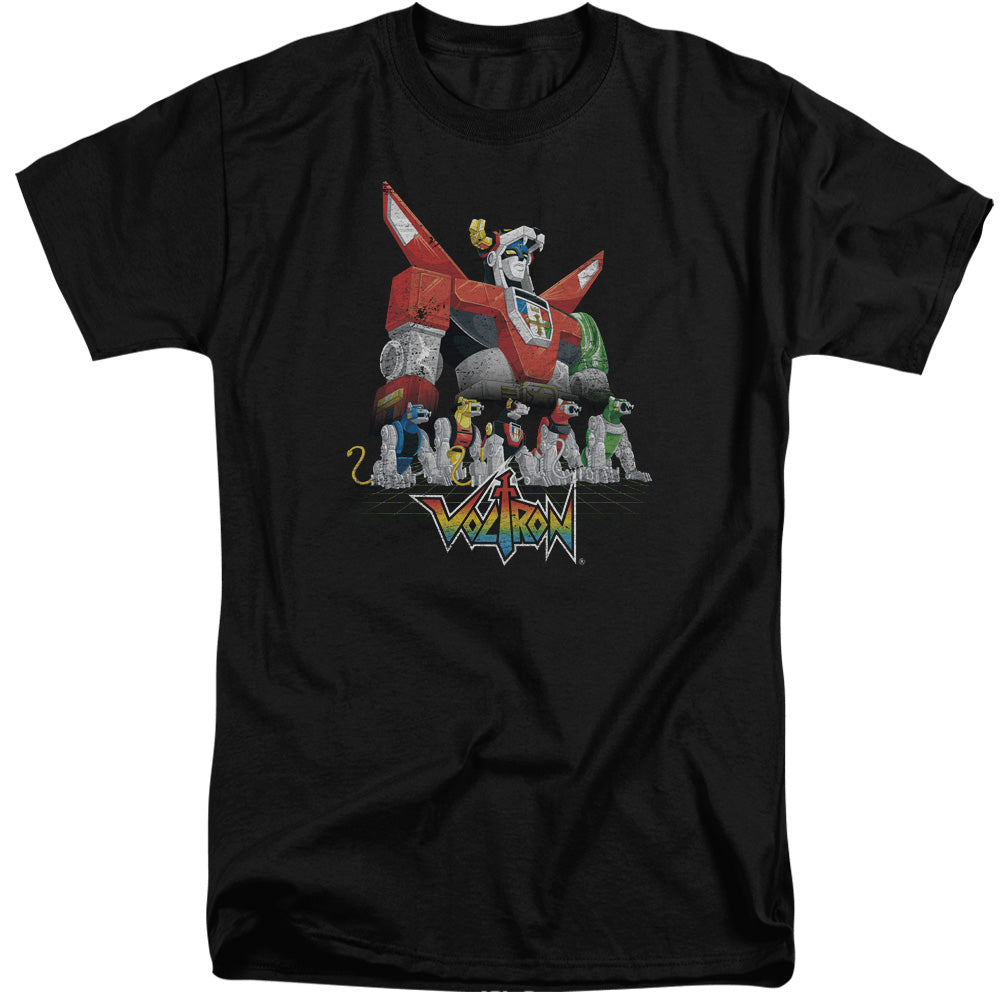 Voltron Lions Mens Tall T Shirt Black Officially Licensed