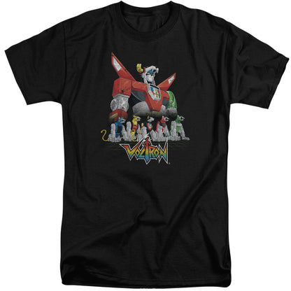 Voltron Lions Mens Tall T Shirt Black Officially Licensed