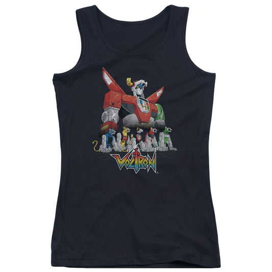 Voltron Lions Womens Tank Top Shirt Black