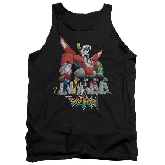 Voltron Lions Mens Tank Top Shirt Black