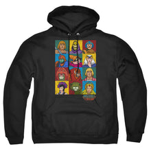 Load image into Gallery viewer, Masters Of The Universe Character Heads Mens Hoodie Black