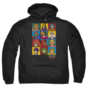 Masters Of The Universe Character Heads Mens Hoodie Black