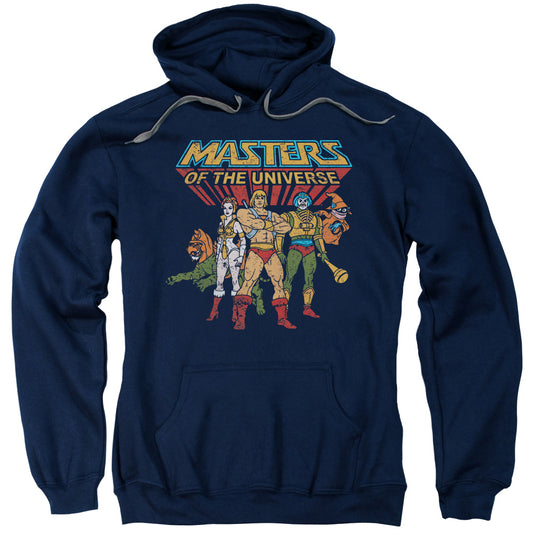 Masters of the Universe Team of Heroes Mens Hoodie Navy Blue