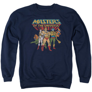 Masters of the Universe Team of Heroes Mens Crewneck Sweatshirt Navy Blue
