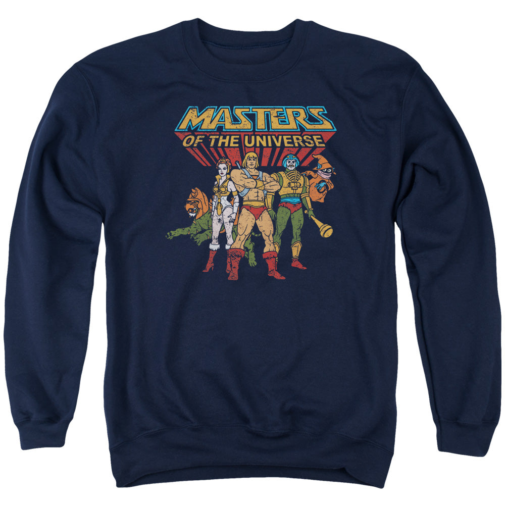 Masters of the Universe Team of Heroes Mens Crewneck Sweatshirt Navy Blue