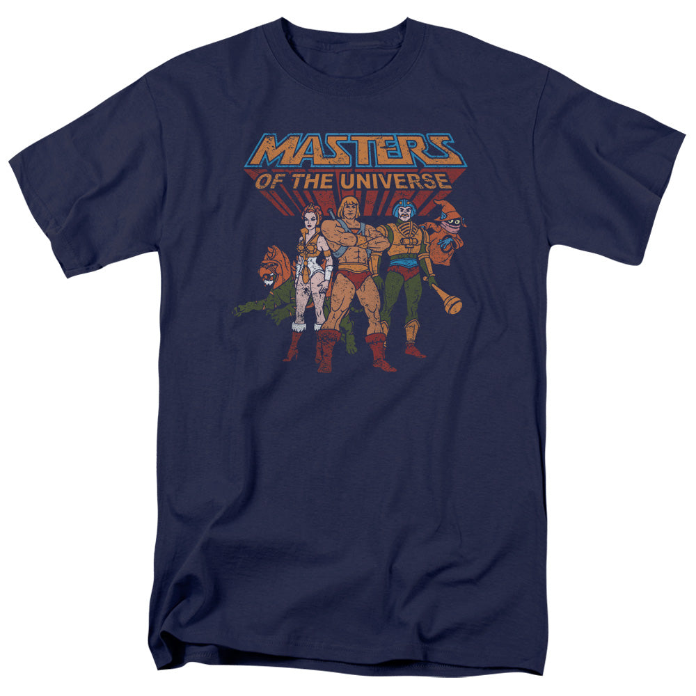 Masters of the Universe Team of Heroes Mens T Shirt Navy Blue