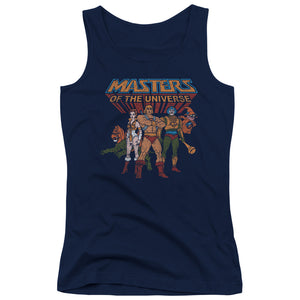 Masters of the Universe Team of Heroes Womens Tank Top Shirt Navy Blue