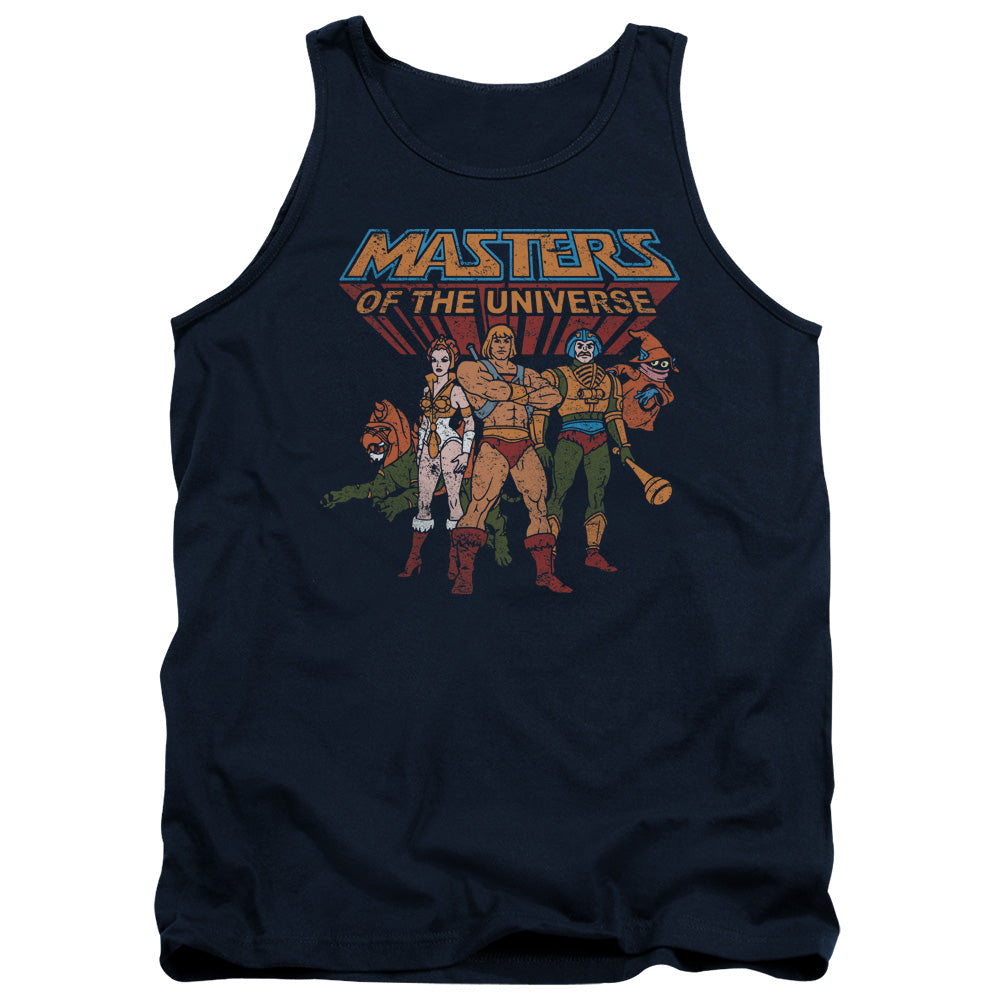 Masters of the Universe Team of Heroes Mens Tank Top Shirt Navy Blue