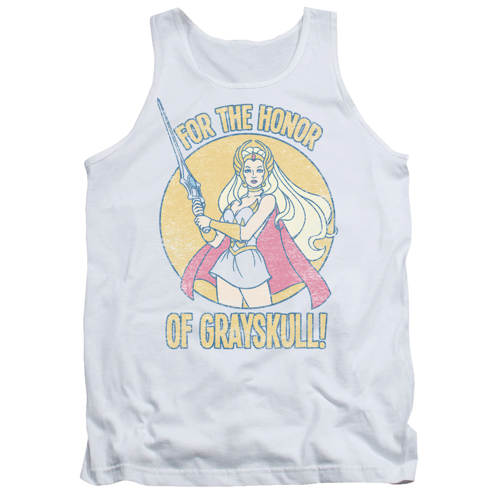 She Ra Honor of Grayskull Mens Tank Top Shirt White