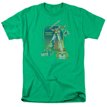 Load image into Gallery viewer, Voltron Distressed Defender Mens T Shirt Kelly Green