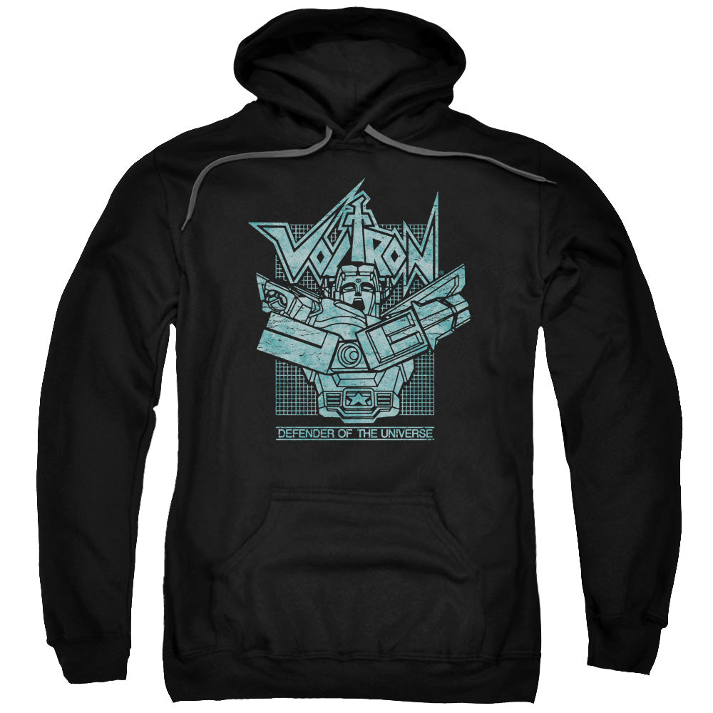 Voltron Defender Rough Mens Hoodie Black