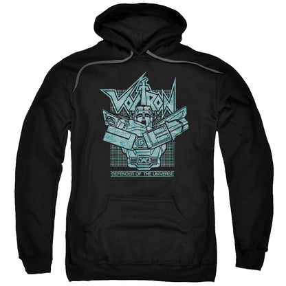Voltron Defender Rough Mens Hoodie Black