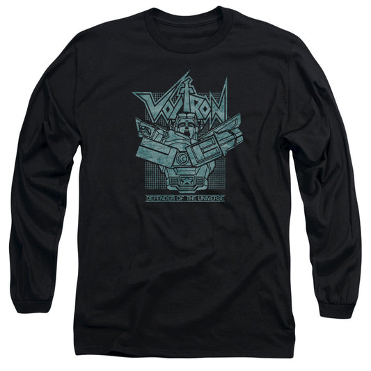 Voltron Defender Rough Mens Long Sleeve Shirt Black
