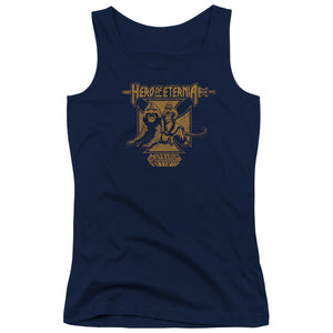 Masters of the Universe Hero of Eternia Womens Tank Top Shirt Navy Blue