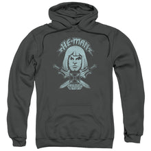 Load image into Gallery viewer, Masters of the Universe He Man Mens Hoodie Charcoal