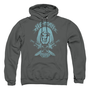 Masters Of The Universe He Man Mens Hoodie Charcoal