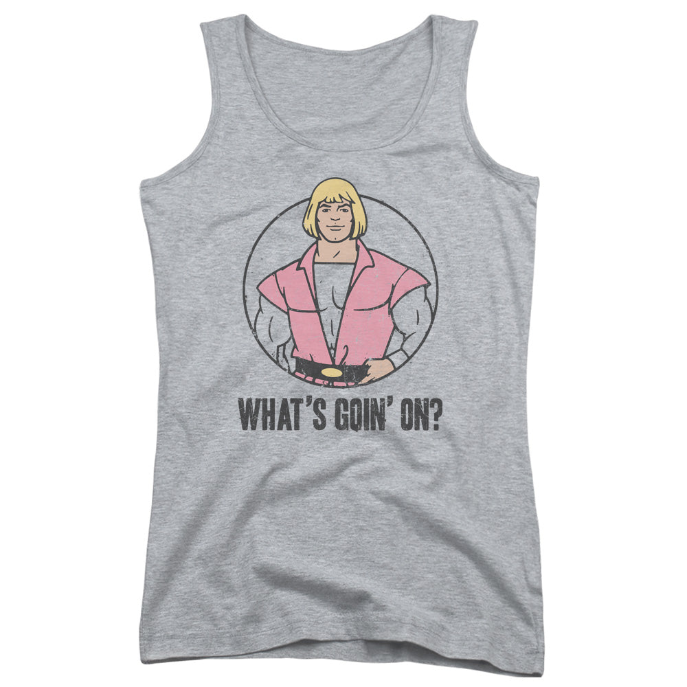 Masters of the Universe Whats Goin on Womens Tank Top Shirt Athletic Heather