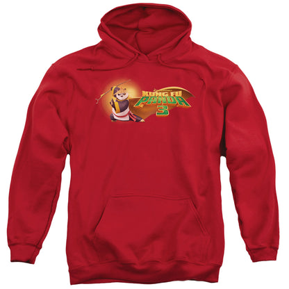 Kung Fu Panda Po Logo Mens Hoodie Red