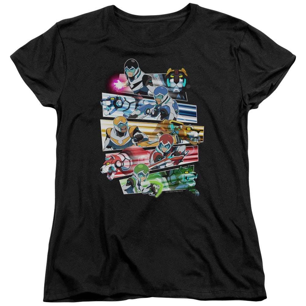 Voltron Paladins Strike Womens T Shirt Black
