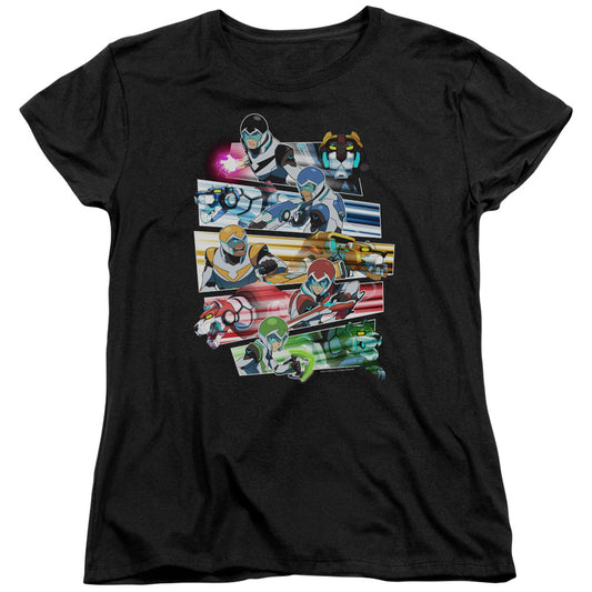 Voltron Paladins Strike Womens T Shirt Black