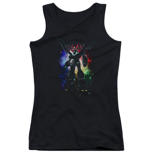 Voltron Galactic Defender Womens Tank Top Shirt Black