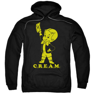 Richie Rich Cream Mens Hoodie Black