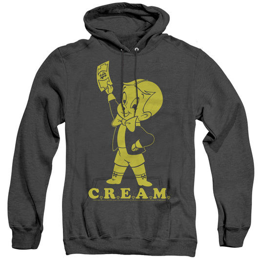 Richie Rich Cream Heather Mens Hoodie Black