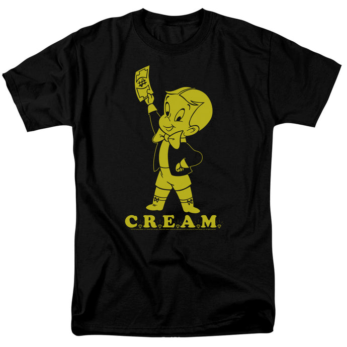 Richie Rich Cream Mens T Shirt Black