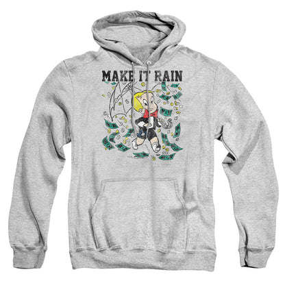 Richie Rich Make It Rain Mens Hoodie Athletic Heather