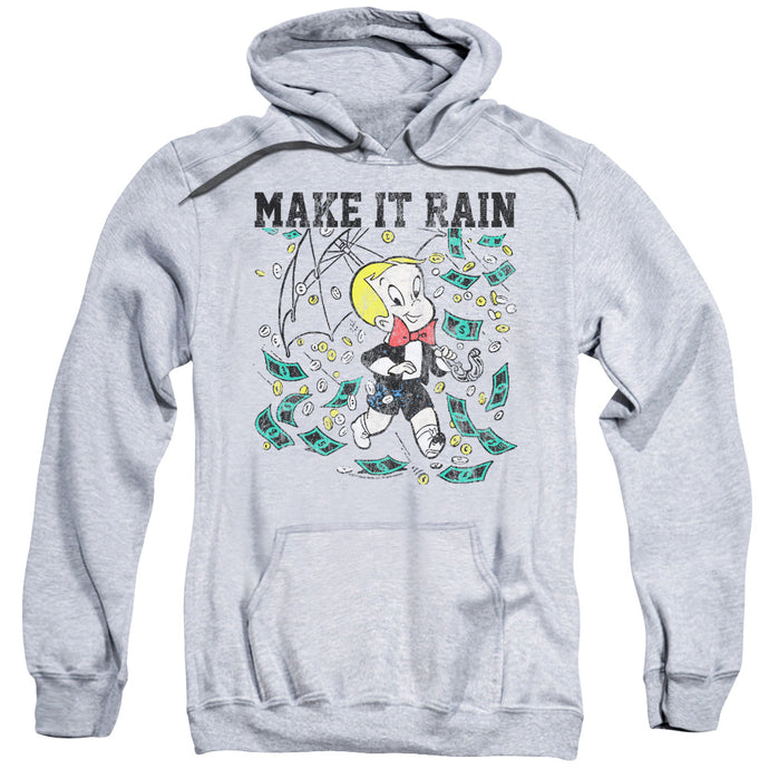 Richie Rich Make It Rain Mens Hoodie Athletic Heather