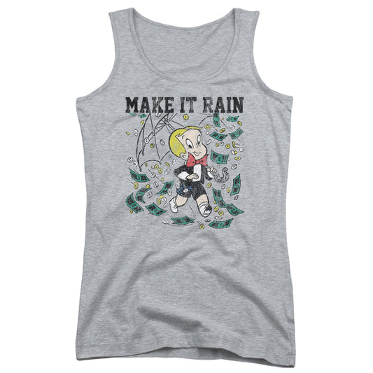 Richie Rich Make It Rain Womens Tank Top Shirt Athletic Heather