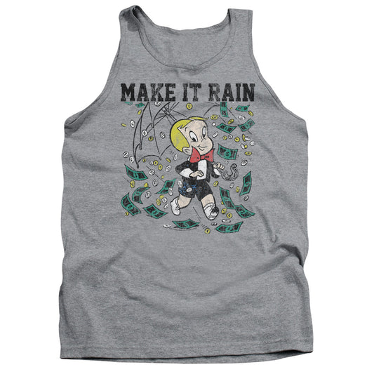 Richie Rich Make It Rain Mens Tank Top Shirt Athletic Heather