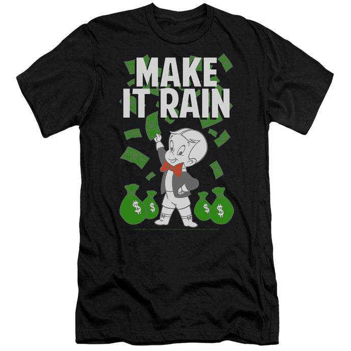 Richie Rich Make It Rain Slim Fit Mens T Shirt Black